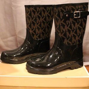 Michael Kors MK Signature Logo Rain Boots